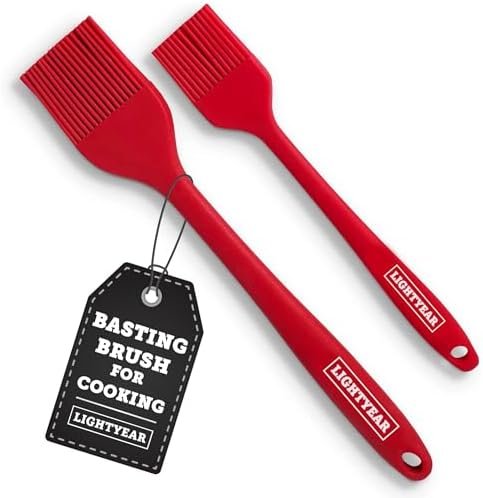 Lightyear Silicone Basting Pastry Brush Set