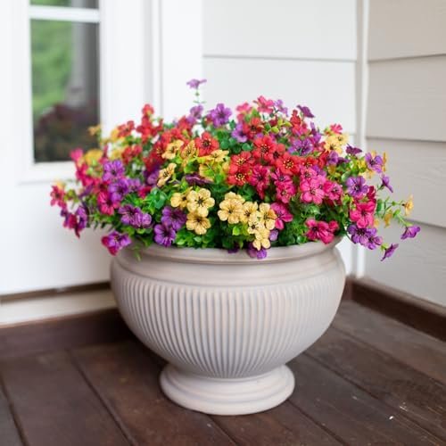 HyeFlora Artificial Flowers for Outdoor Indoor Garden - Image 5