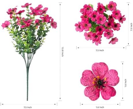 HyeFlora Artificial Flowers for Outdoor Indoor Garden - Image 9