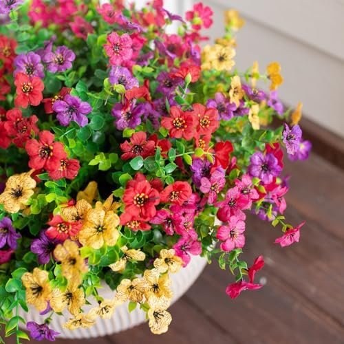 HyeFlora Artificial Flowers for Outdoor Indoor Garden - Image 11