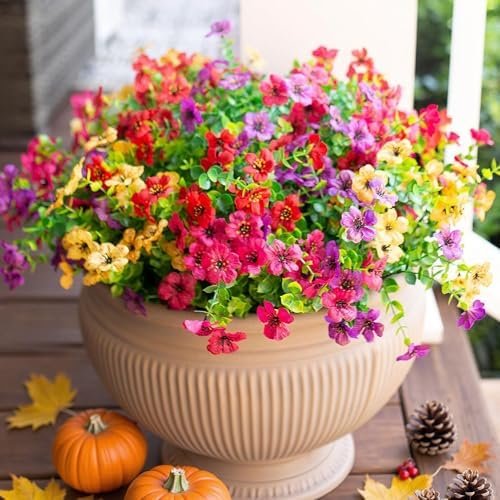 HyeFlora Artificial Flowers for Outdoor Indoor Garden - Image 7