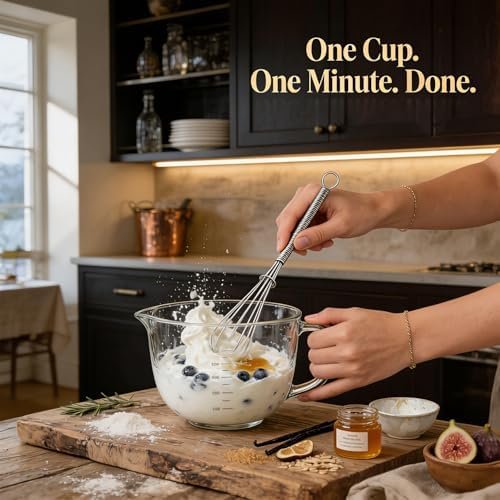 Anaeat Stainless Steel Kitchen Whisk Set of 5 - Image 5