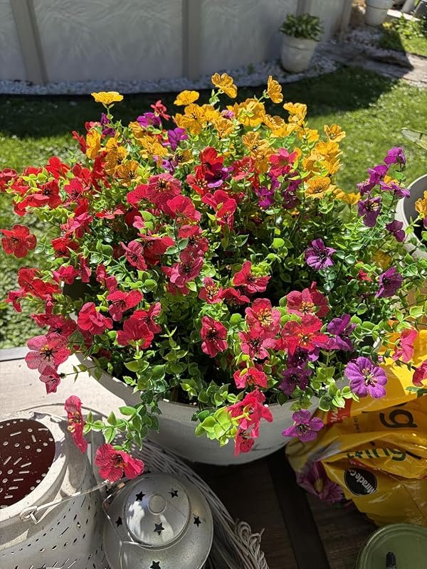 HyeFlora Artificial Flowers for Outdoor Indoor Garden - Image 17