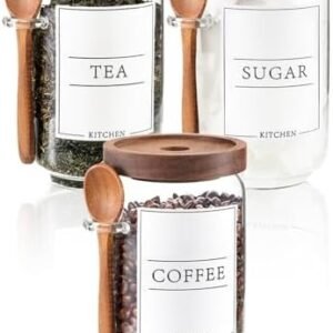 KOSKIMER Coffee and Sugar Container Set