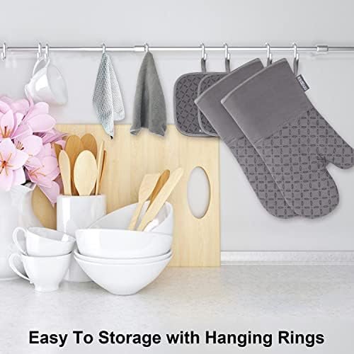 KEGOUU Oven Mitts and Pot Holders 6pcs Set - Image 2
