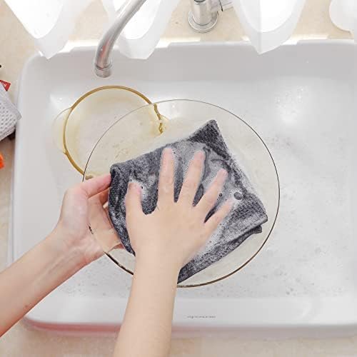 Homaxy 100% Cotton Waffle Weave Kitchen Dish Cloths - Image 2