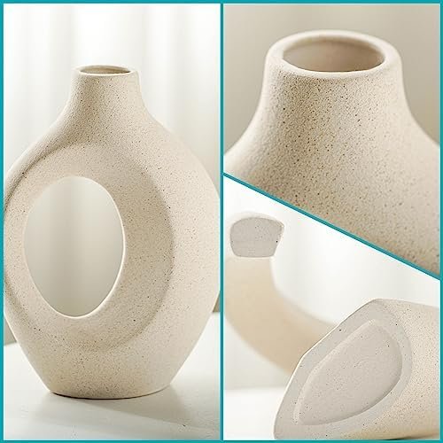 Lvases Snuggle Hollow Ceramic Vase Set of 2 - Image 6