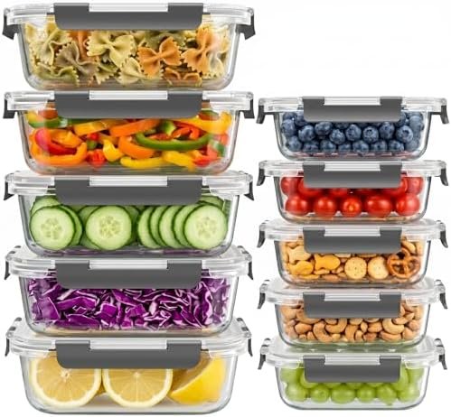 Dealusy 10 Sets (20-Piece) 36 oz & 12 oz