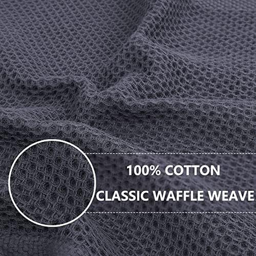Homaxy 100% Cotton Waffle Weave Kitchen Dish Cloths - Image 4